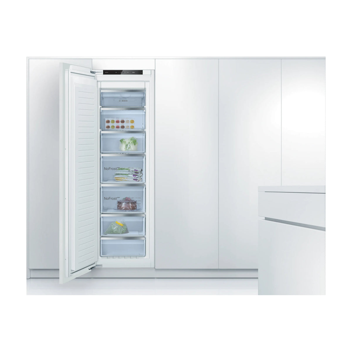 Congelador integrable Bosch GIN81VEE0 Total No Frost, 212 l