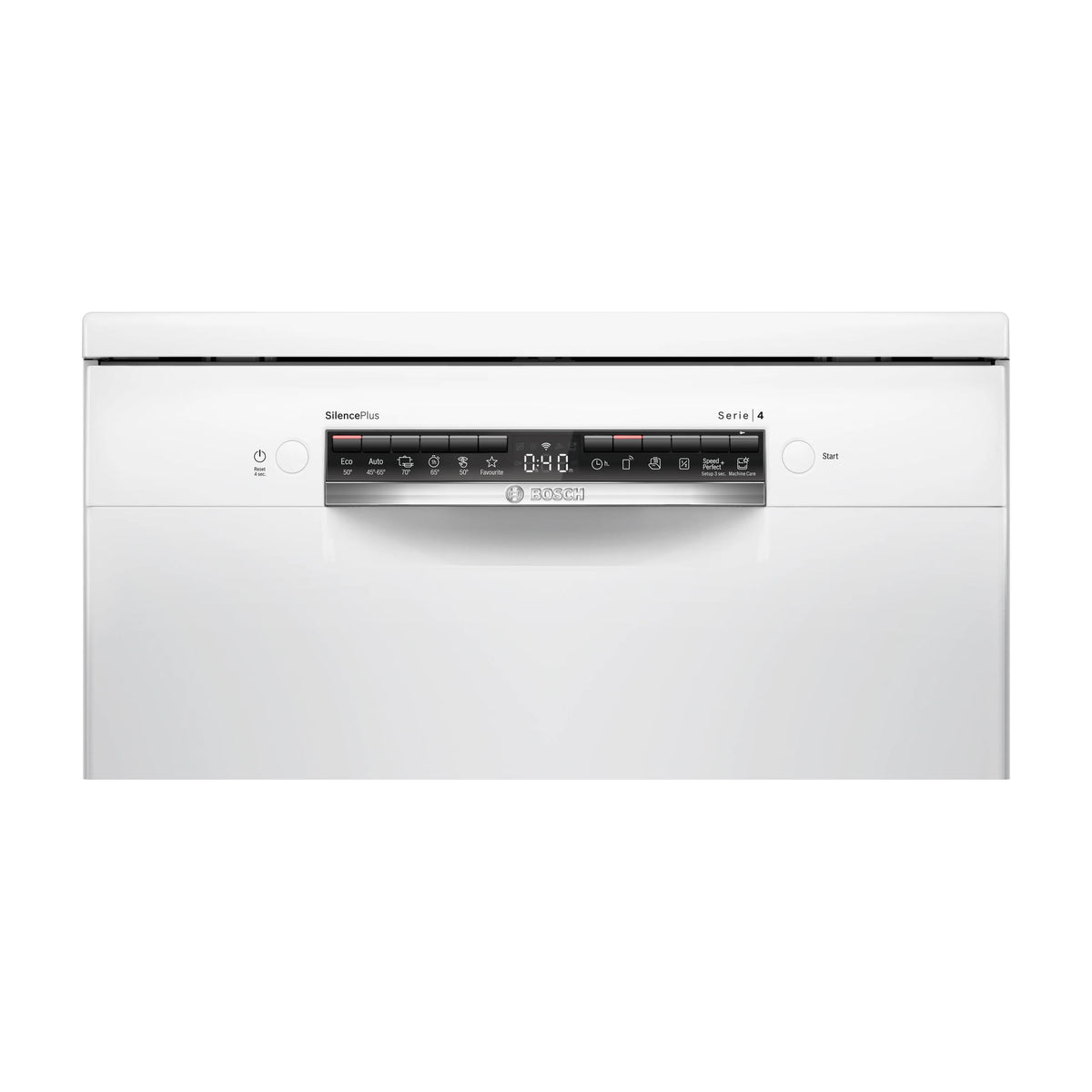 Lavavajillas Bosch SMS4EMW06E de libre instalación, 14 cubiertos, blanco