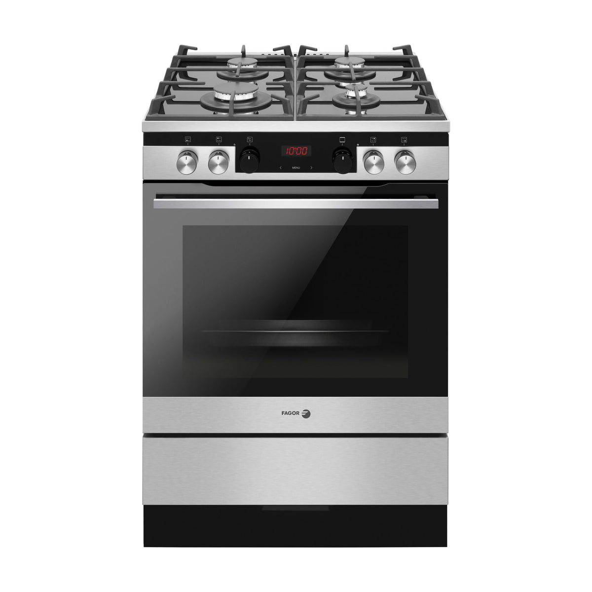 Cocina de gas Fagor 3CLG-610BX de 60 cm con horno eléctrico de 77 l