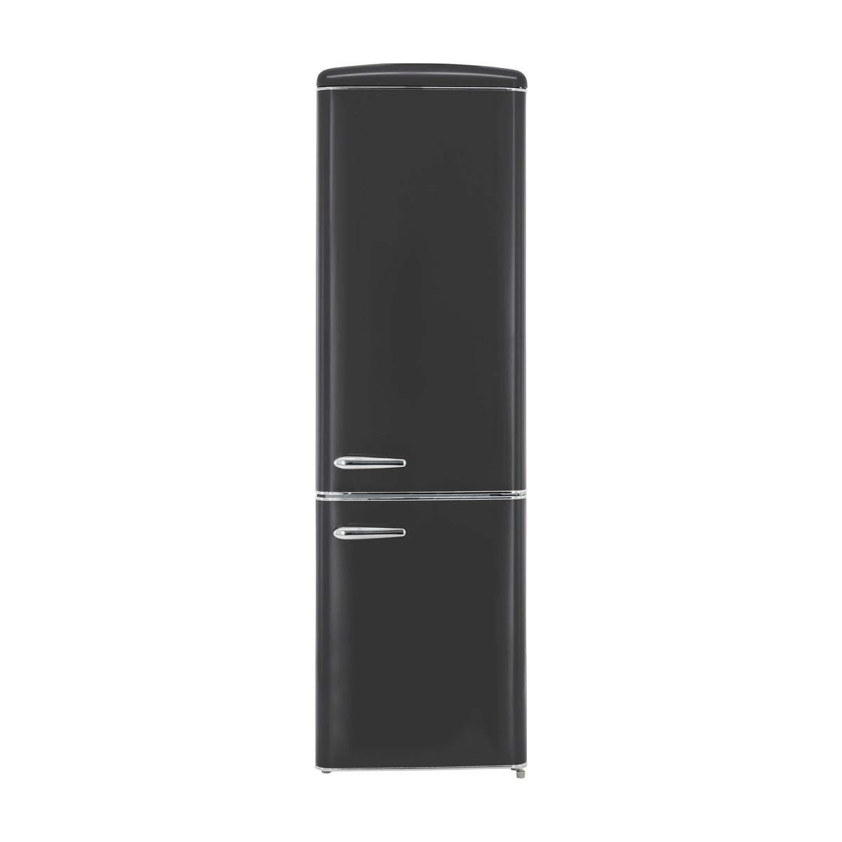 Frigorífico combi Exquisit RKGC250-70-H-160E de 244 l en negro mate