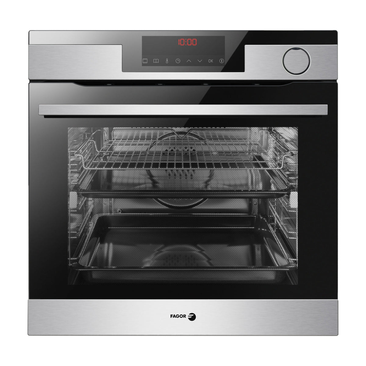 Horno multifunción Fagor 8H-875TCX de 77 litros con asistencia de vapor