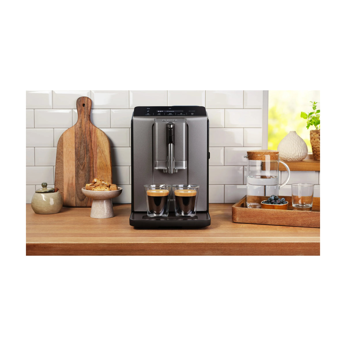 Cafetera superautomática Bosch TIE20504 VeroCafe, 15 bares y depósito de 1,4 l