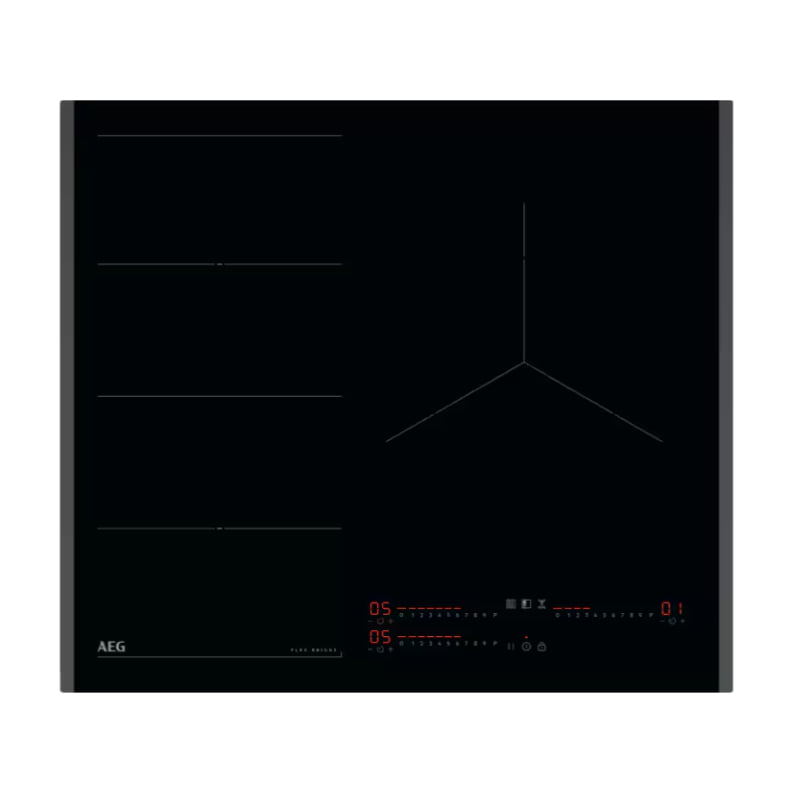 Placa de inducción AEG TI63IF00FB con 3 zonas y FlexiBridge