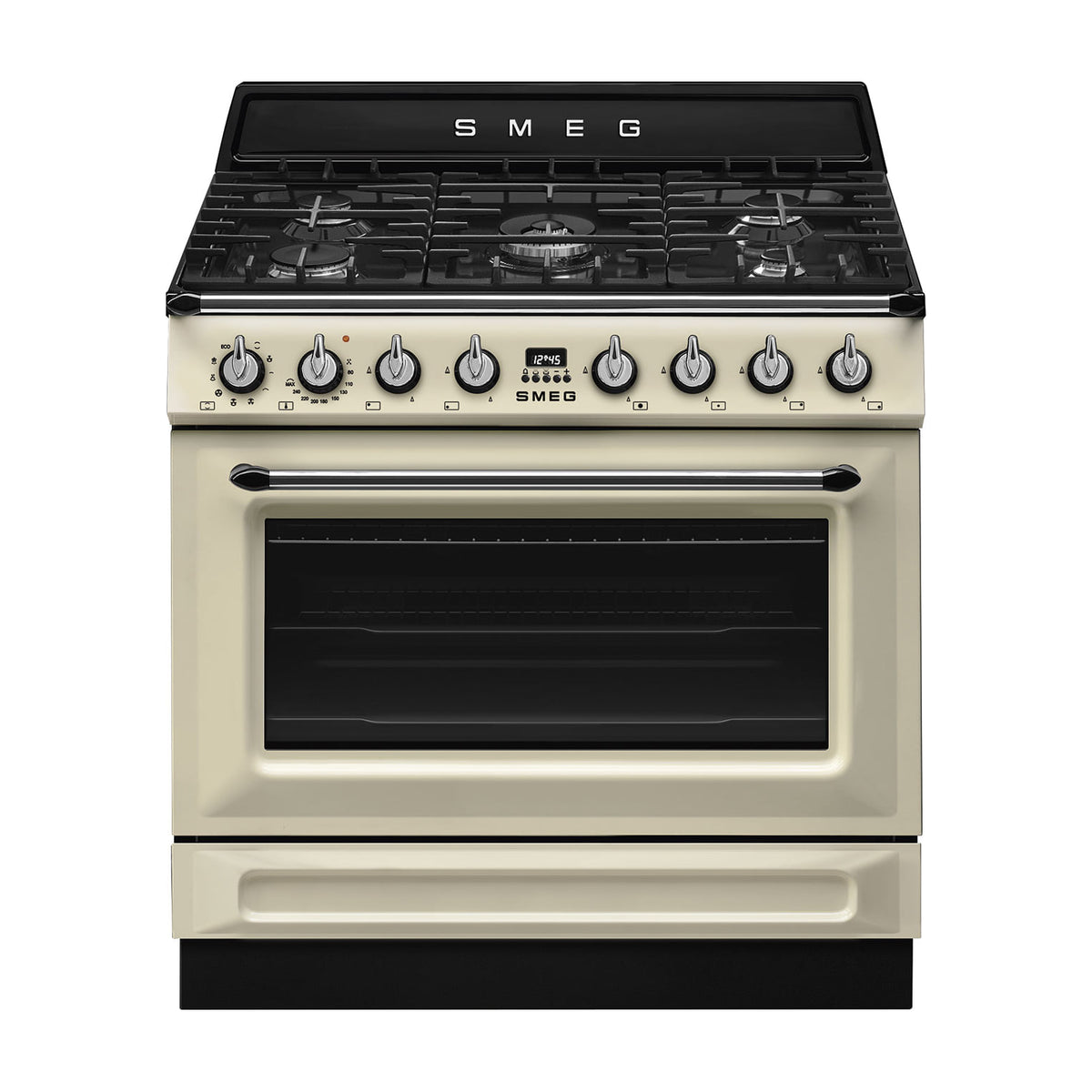 Cocina de gas Smeg TR90GMP de 90 cm con horno eléctrico de 115 l