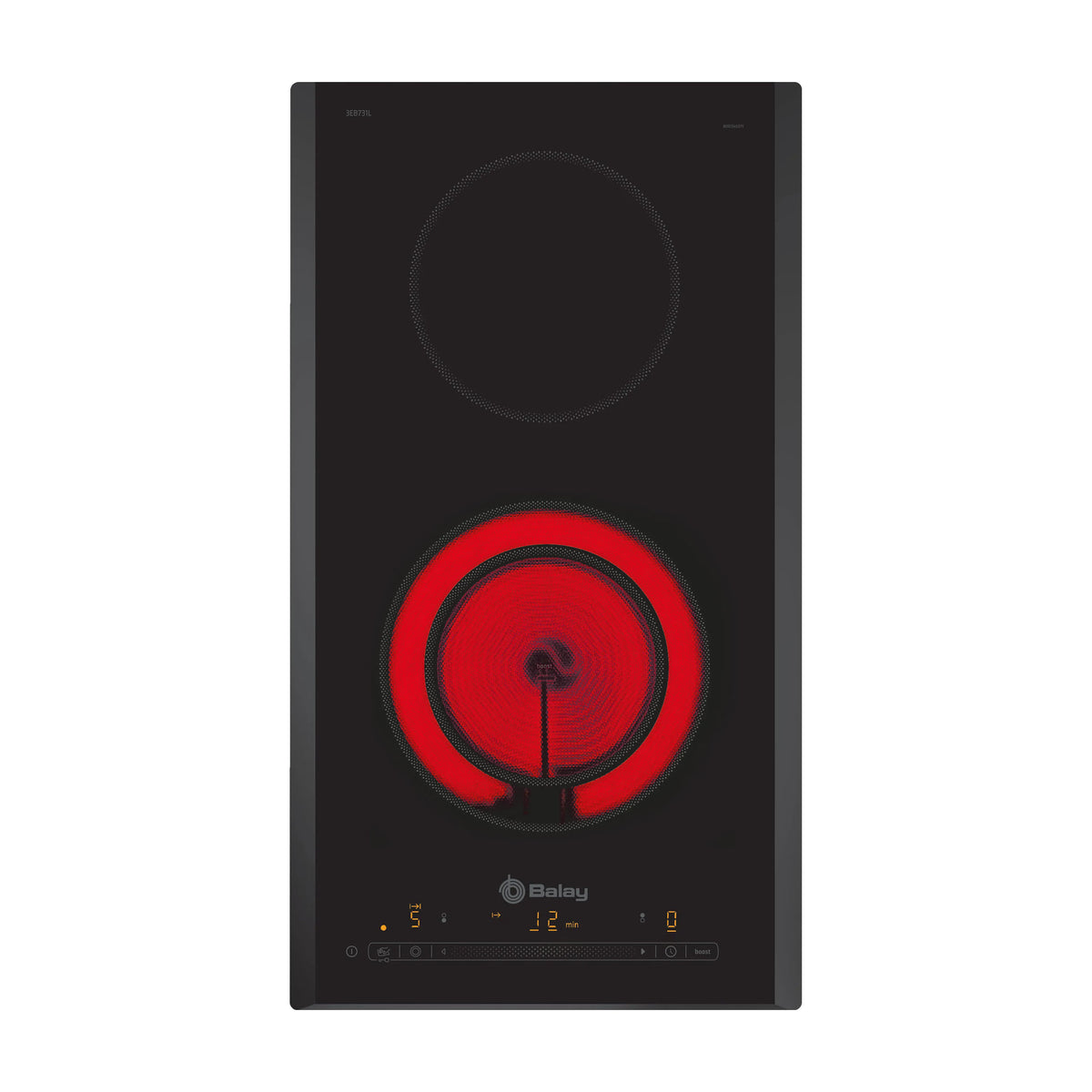 Placa vitrocerámica Balay 3EB731LQ de 30 cm con 2 zonas