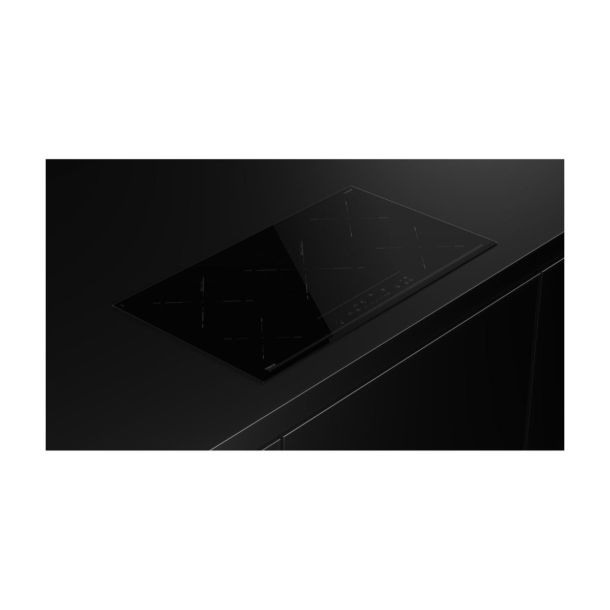 Placa vitrocerámica Teka TZC 95627 FST BK, 5 zonas y 90 cm