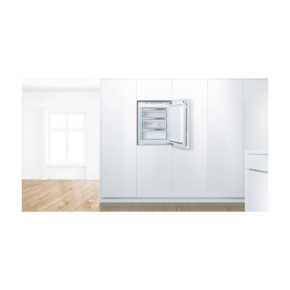 Congelador vertical integrable Bosch GIV11AFE0 de 72 l, clase E