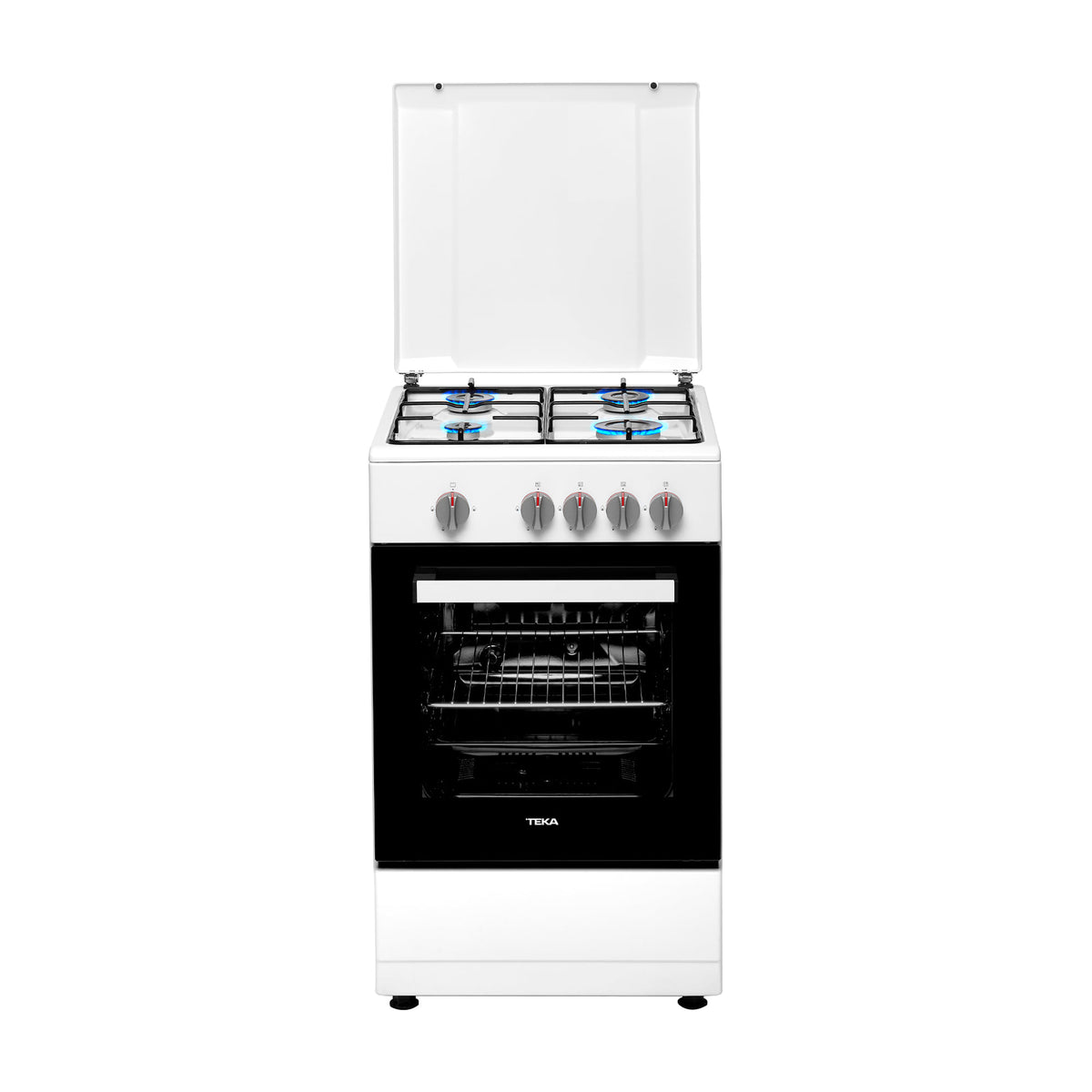 Cocina de gas Teka EASY FS 502 4GG WH LPG, 50 cm y horno de 43 l