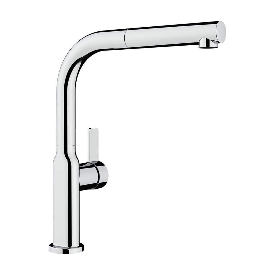 Grifo de cocina Teka Oval 938 monomando extraíble, cromado