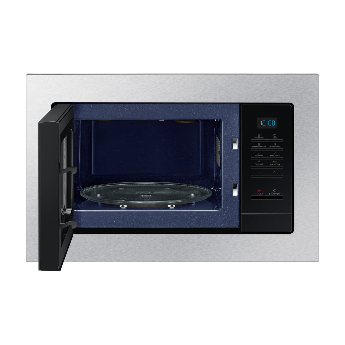 Microondas integrable Samsung MG23A7013CT/EC, 23 l, 800 W con grill