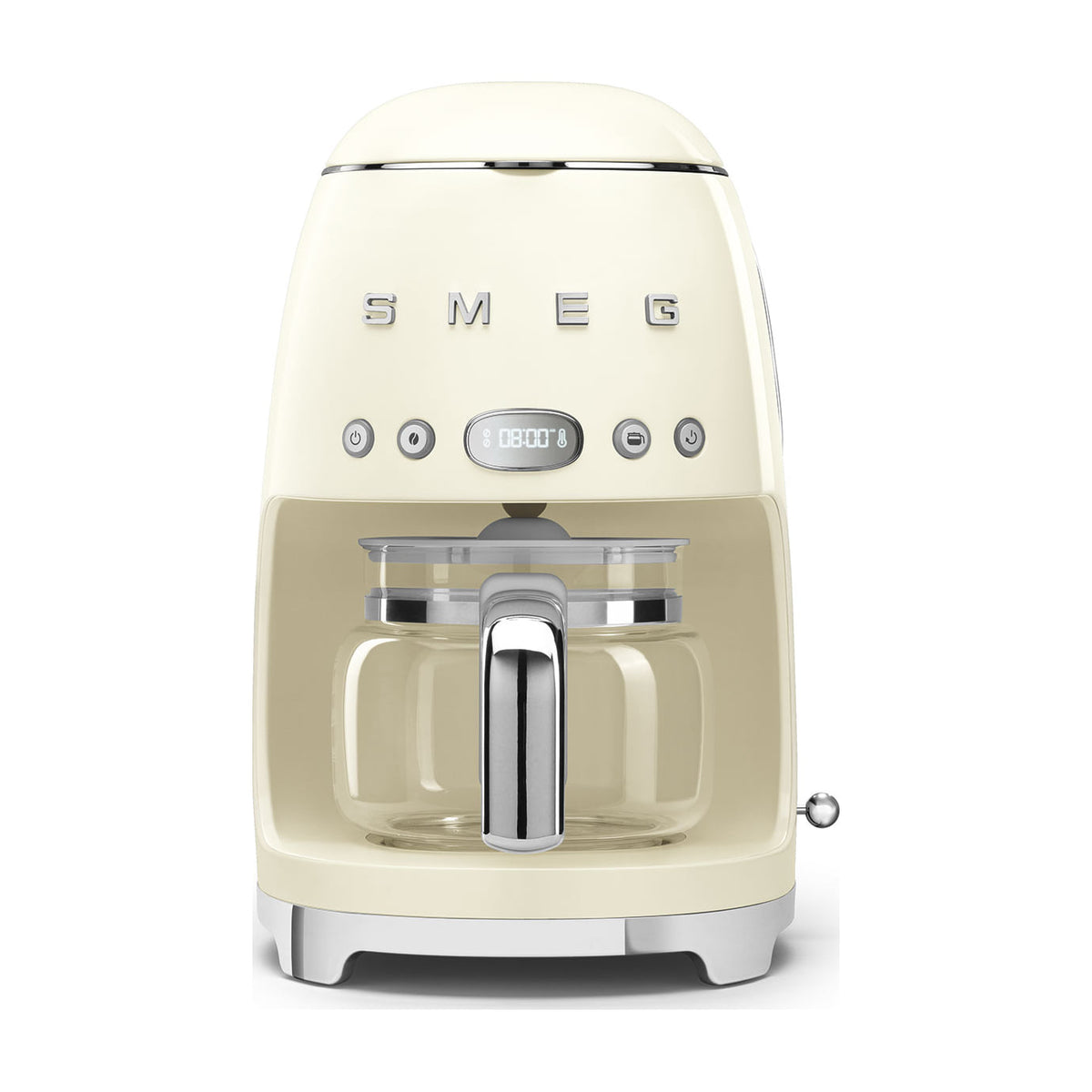 Cafetera de goteo Smeg DCF02CREU de 10 tazas, crema