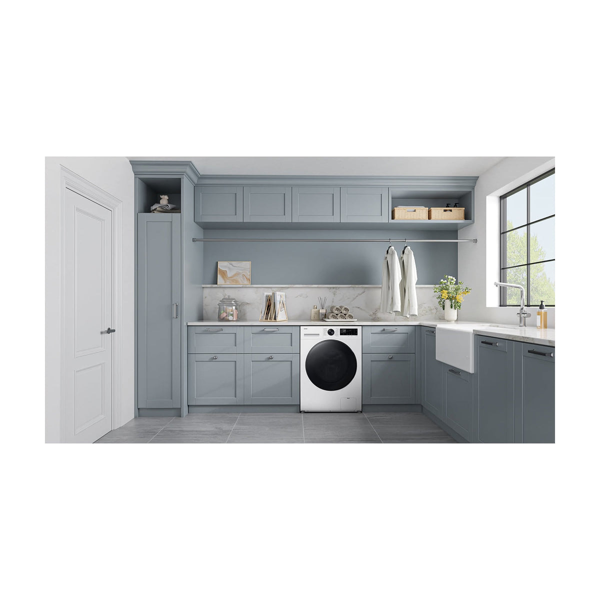 Lavasecadora Samsung WD11DG5B15BEEC de 11/6 kg con Wi-Fi