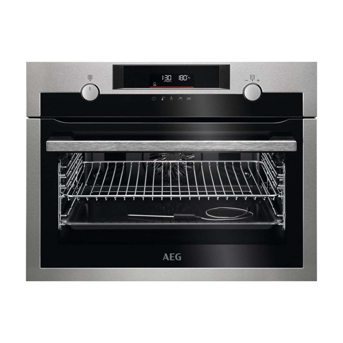 Horno multifunción AEG KEE542260M de 43 l con sonda térmica