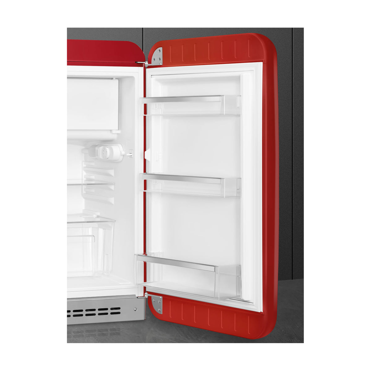 Frigorífico de una puerta Smeg FAB10RRD6, 122 l, rojo