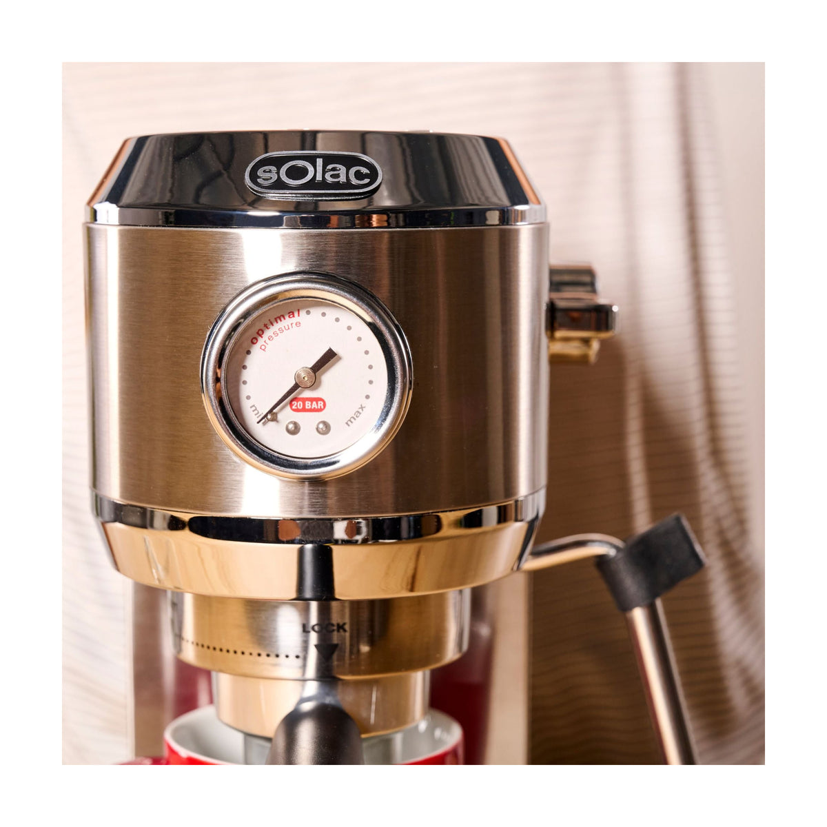 Cafetera espresso Solac CE4520 Taste Slim Pro, 20 bar y 1350 W