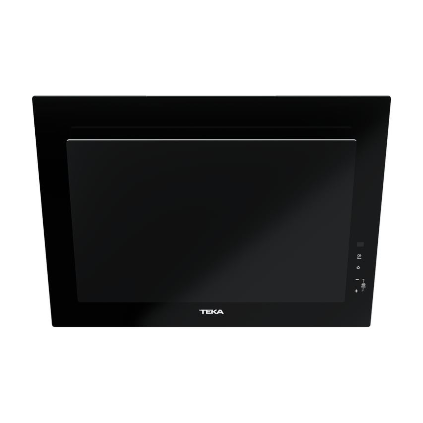 Campana decorativa Teka DVT Pro 68660 TBS BK de 60 cm, cristal negro
