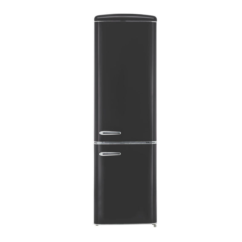 Frigorífico Combi Exquisit RKGC250-70-H-160E Negro Mate