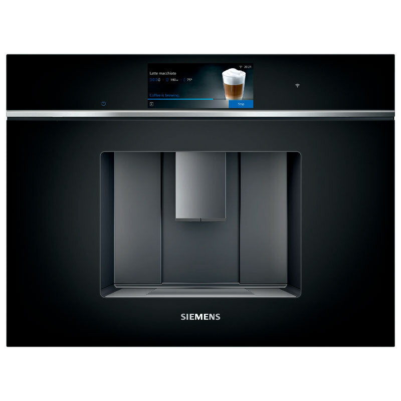 Cafetera integrable Siemens CT718L1B0 Cristal Negro