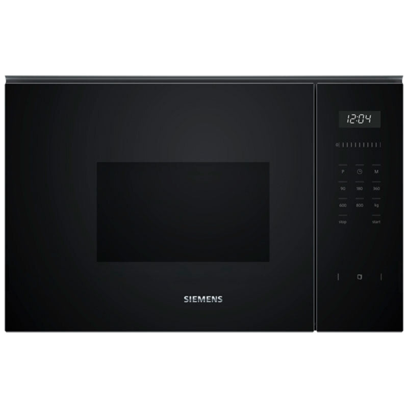 Microondas integrable Siemens BF525LMB1 Cristal Negro