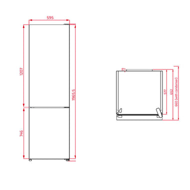 Frigorífico Combi Teka RBF 78625 Cristal Blanco (1)
