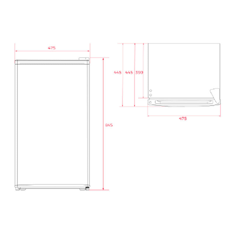 Frigorífico 1 puerta Teka RSR10138 Blanco (1)