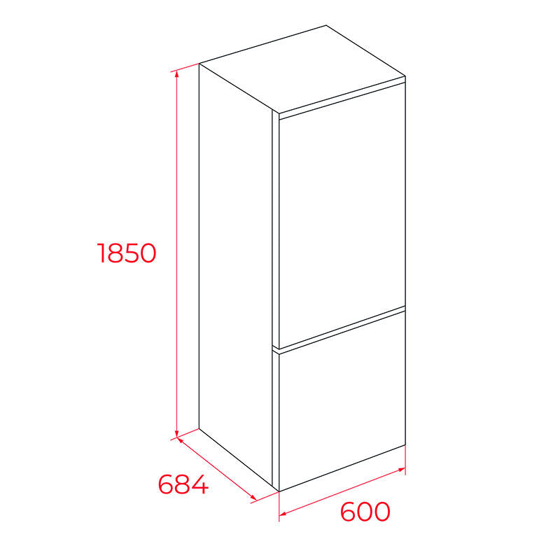 Frigorífico Combi Teka RBF3450 Blanco (1)