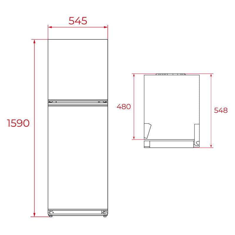 Frigorífico 2 Puertas Teka RTF3210 Blanco (1)