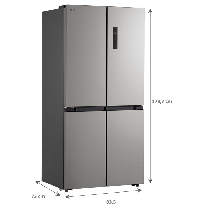 Frigorífico Americano LG GMM41MSBEM Inox (1)