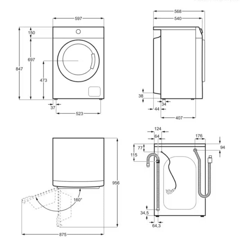 Lavadora Electrolux EA2F6841CF 8Kg (1)