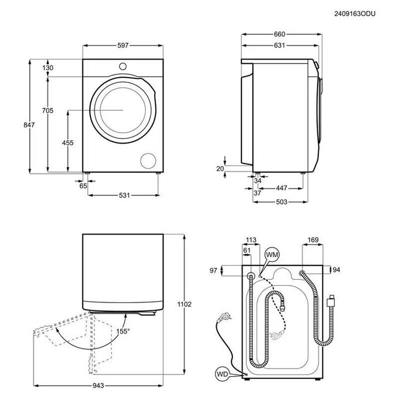 Lavadora Electrolux EFI8704L7Q 11Kg (1)