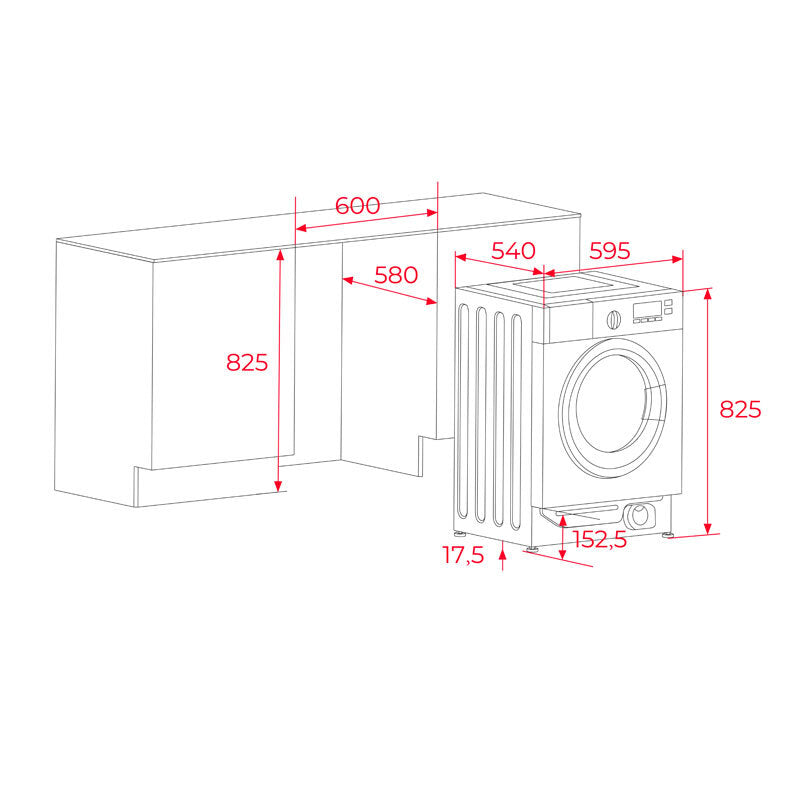 Lavadora Integrable Teka LI61471 7Kg (1)