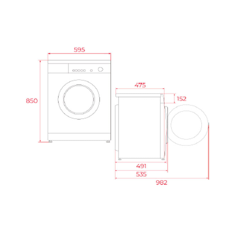 Lavadora Teka WMK40840 8Kg (1)