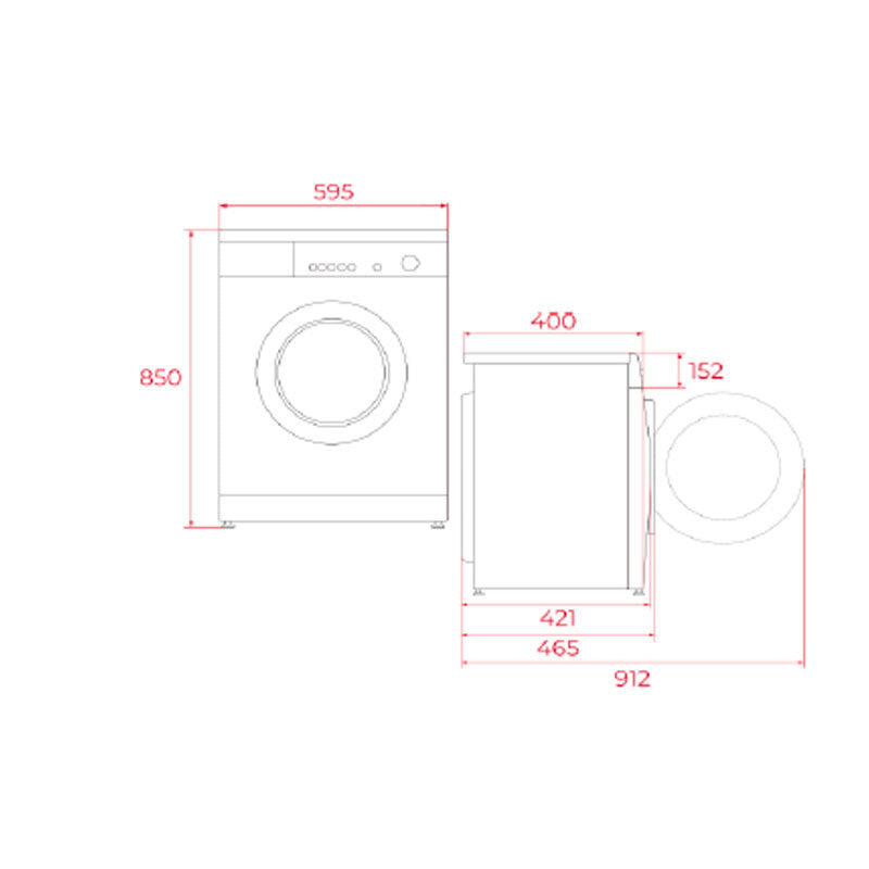 Lavadora Teka WMK10620 6Kg (1)