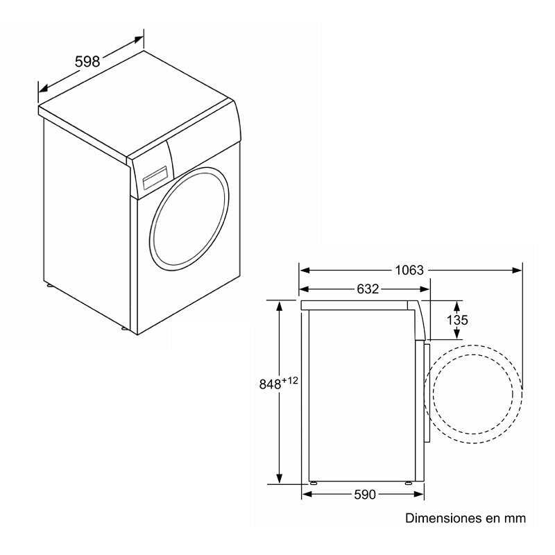 Lavadora Bosch WGE03200EP 8Kg (1)