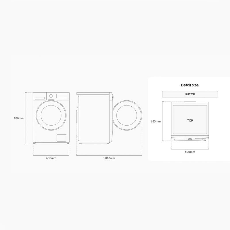 Lavadora Samsung WW11DG5B25ABEC 11Kg (1)