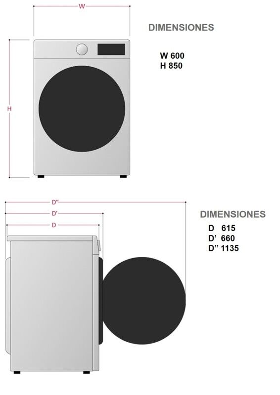 Lavadora LG F4WV5012S0W 12Kg (1)