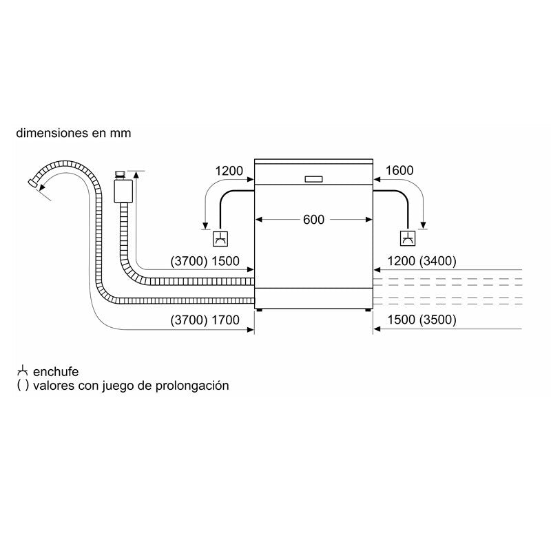 Lavavajillas Bosch SMS6ECW15E 60 cm (1)