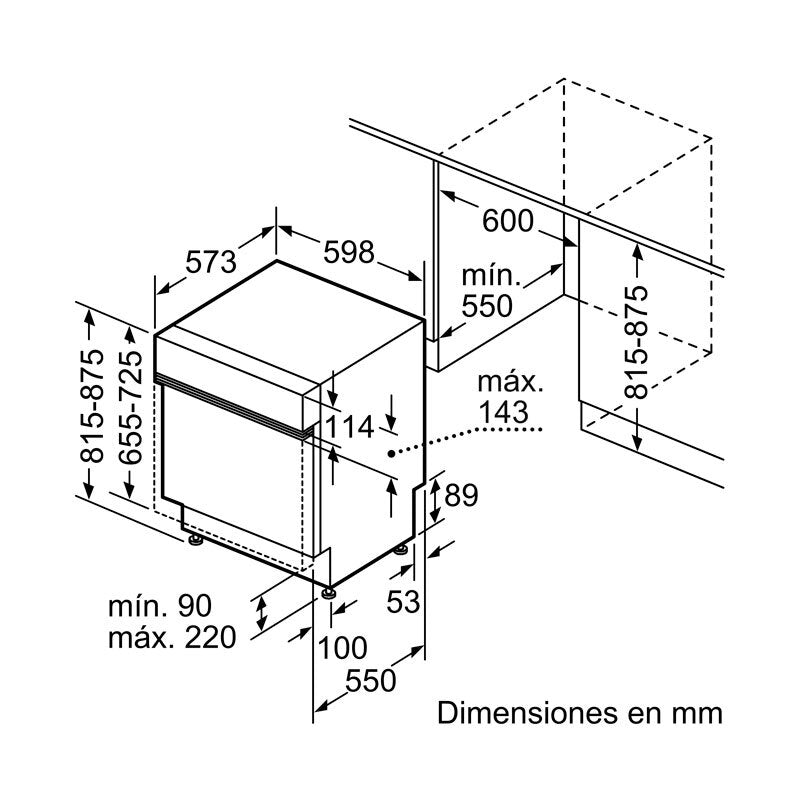 Lavavajillas integrable Bosch SMI4ECS28E 60 cm (1)