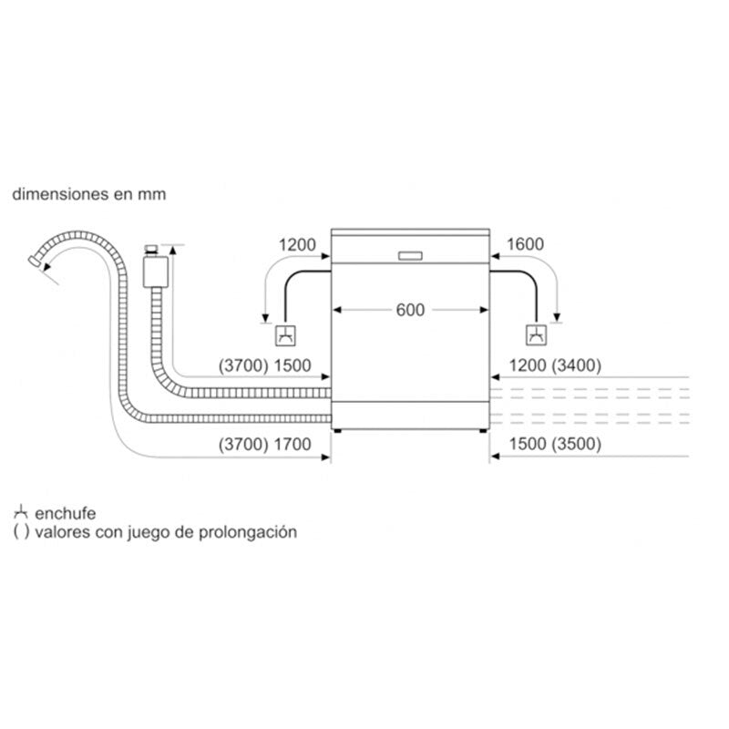 Lavavajillas SiemensSN23HW00KE 60 cm (1)