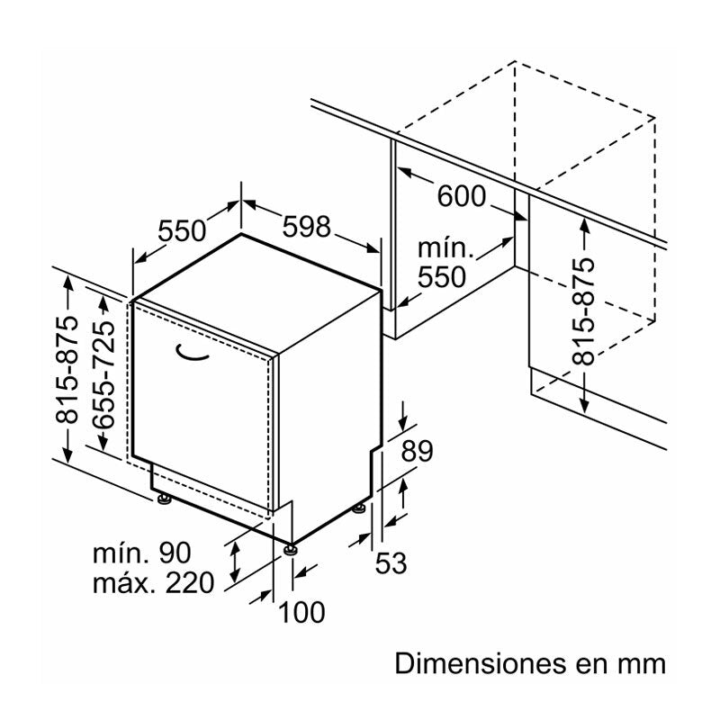 Lavavajillas integrable Siemens SN87TX02CE 60 cm (1)