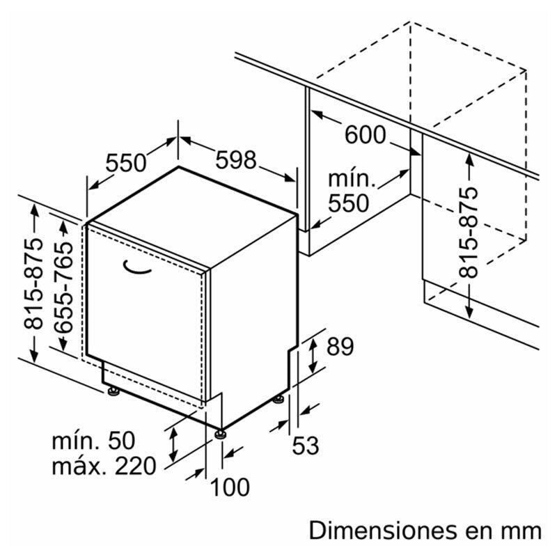 Lavavajillas integrable Siemens SN73HX15VE 60 cm (1)