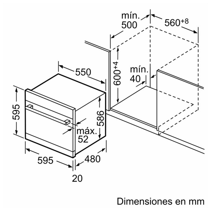 Lavavajillas integrable Siemens SC05IB00TE 60 cm (1)