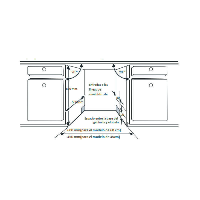 Lavavajillas Hisense HS522E10W 45 cm (1)