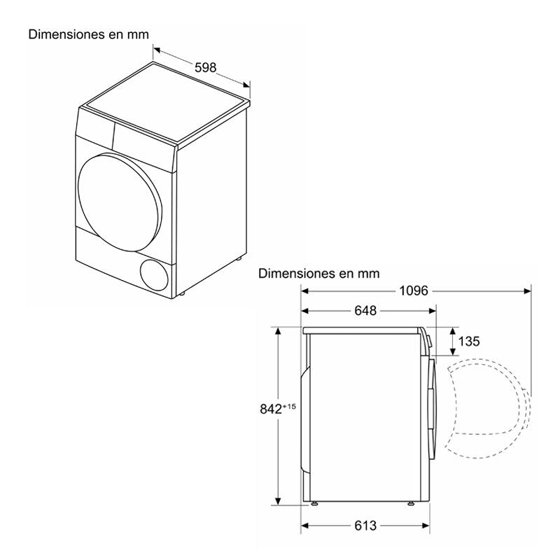 Secadora Bosch WQH245A0ES 9Kg (1)