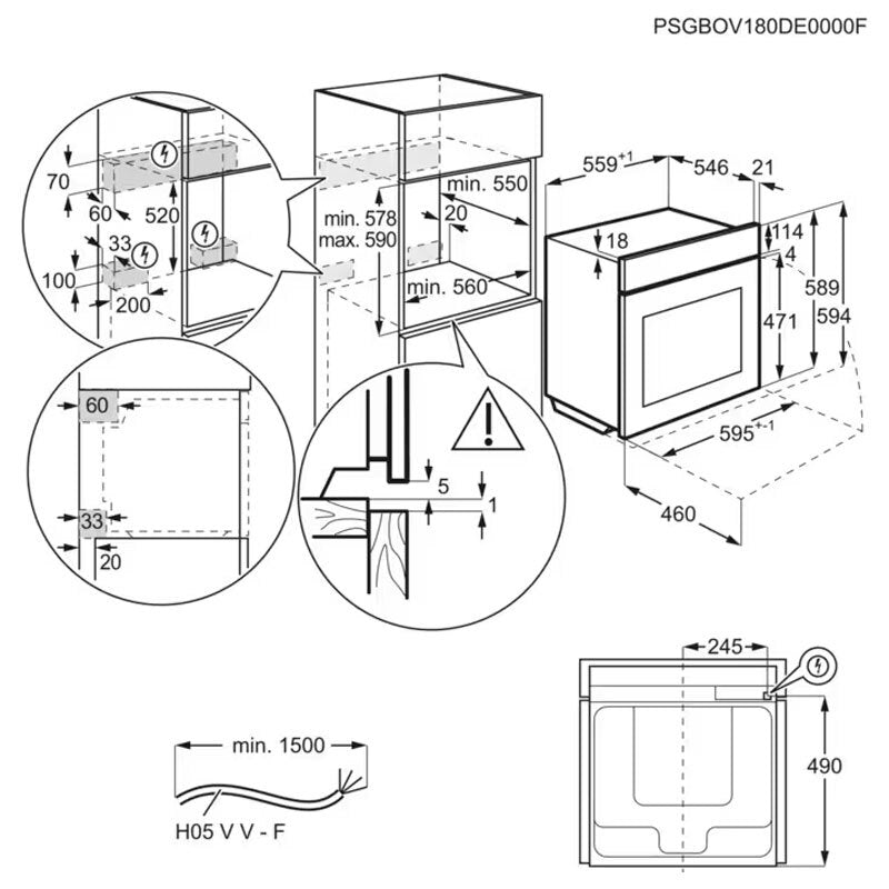 Horno AEG BPS335160M Inox (1)