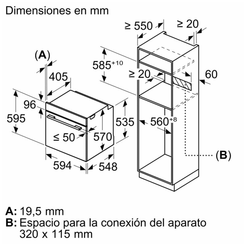 Horno Balay 3HA5129B3 Cristal Blanco (1)