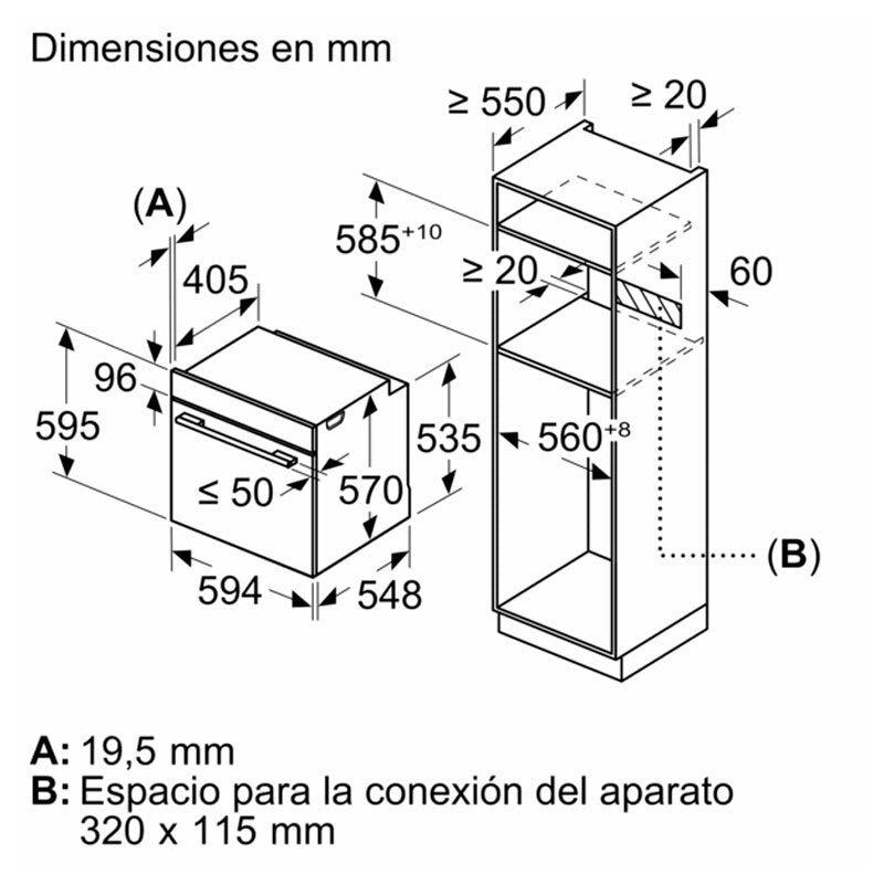 Horno Balay 3HB5131N3 Cristal Negro (1)