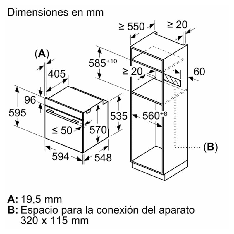 Horno Balay 3HB4131G3 Grafito (1)