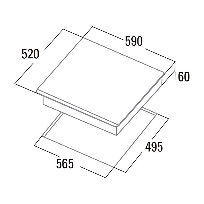 Placa inducción Cata INSB 6032 BK 63 cm (1)