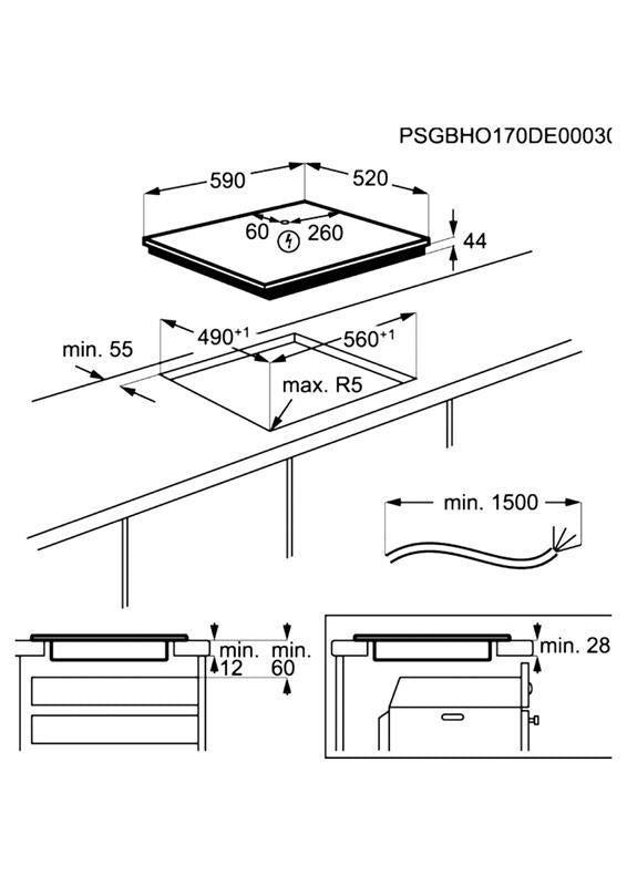 Placa Inducción AEG IKE63471FB 60 cm (1)